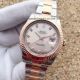Copy Rolex Datejust II Oyster 41MM 2-Tone Rose Gold Diamond Markers Fluted Bezel Rose Gold Dial Watch (3)_th.jpg